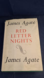James Agate - Red Letter Nights, Jonathan Cape, 1944, First Edition