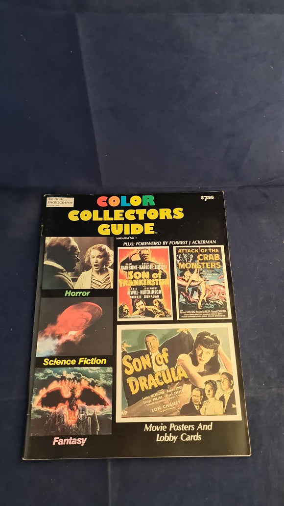Color Collectors Guide, Magazine Volume 1, Number 1, Winter 1990