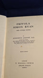 Augustus Jessopp - Frivola Simon Ryan and other papers, T Fisher Unwin, 1907