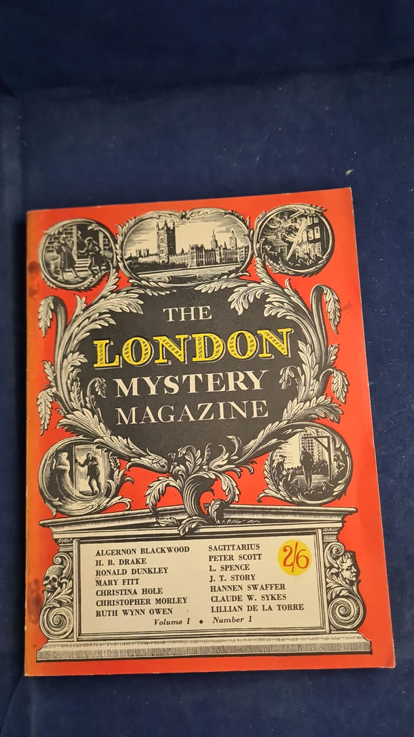 London Mystery Magazine Volume 1 Number 1, Algernon Blackwood, Ronald Searle