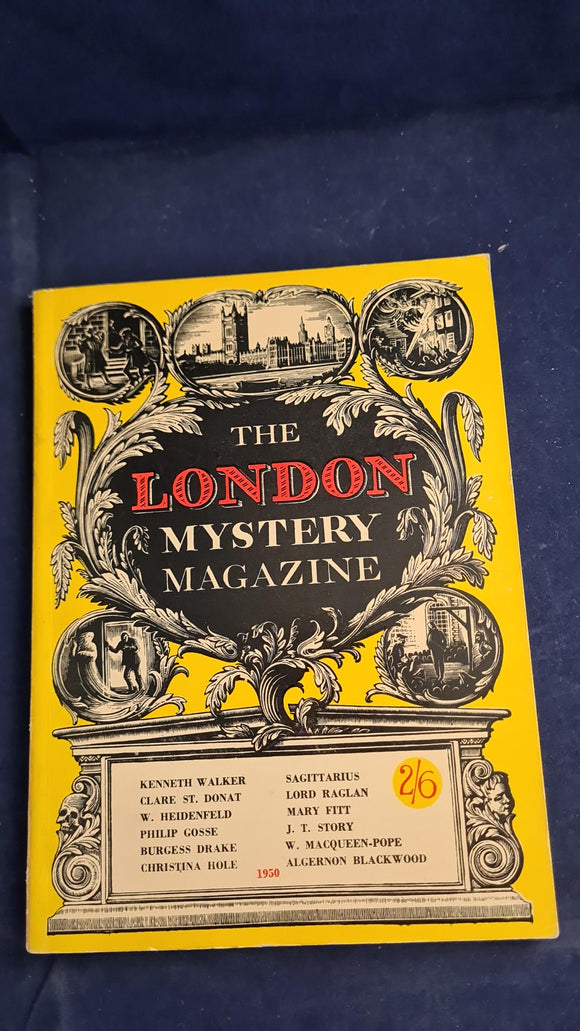London Mystery Magazine Volume 1 Number 2 1950, Algernon Blackwood, Ronald Searle