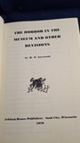 H P Lovecraft - The Horror in The Museum and Other Revisions, Arkham House, 1970, 1st Edition