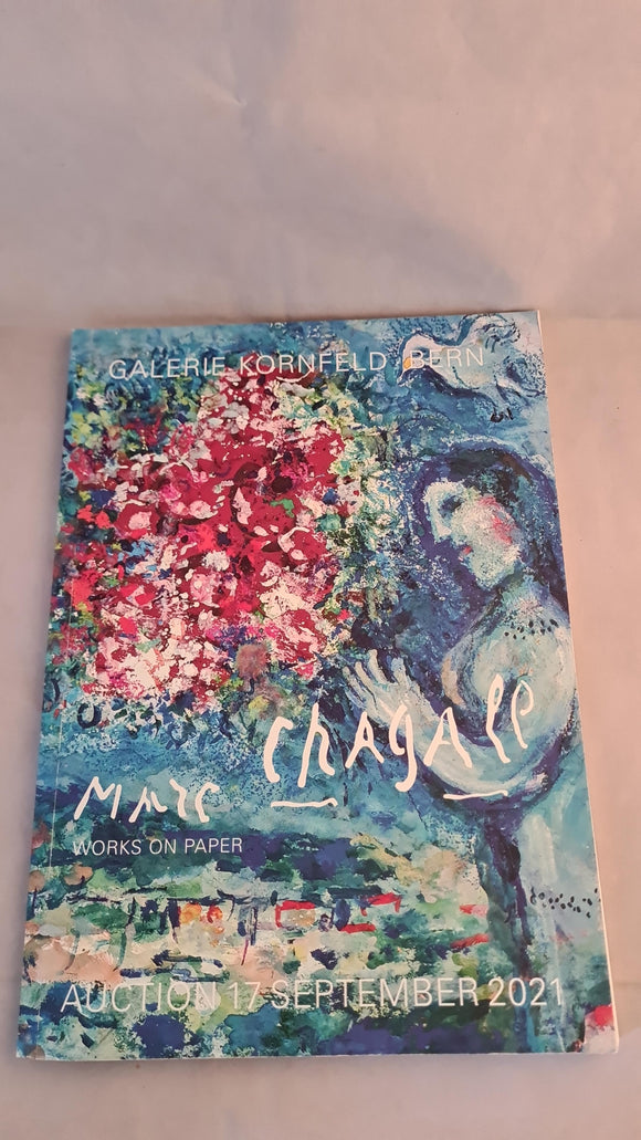 Galerie Kornfeld 17 September 2021, Marc Chagall Works on Paper, Auction in Berne