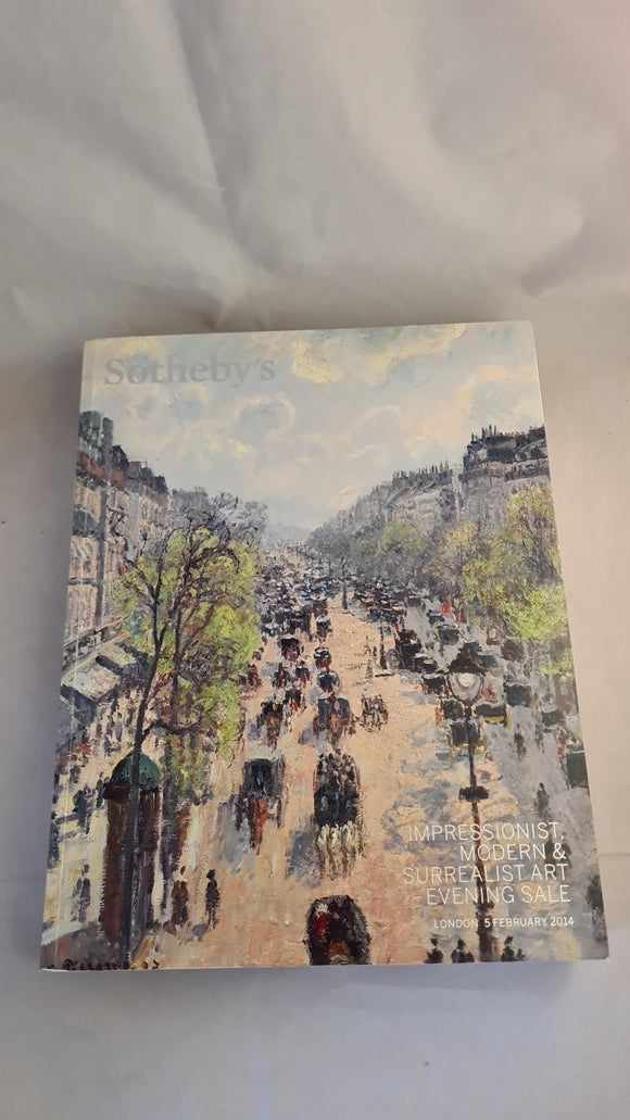 Sotheby's Auction 5 February 2014, Impressionist, Modern & Surrealist Art, London