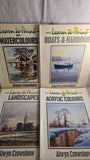 Alwyn Crawshaw - Learn to Paint Acrylic, Watercolours, Boats & Harbours, Landscapes,1986