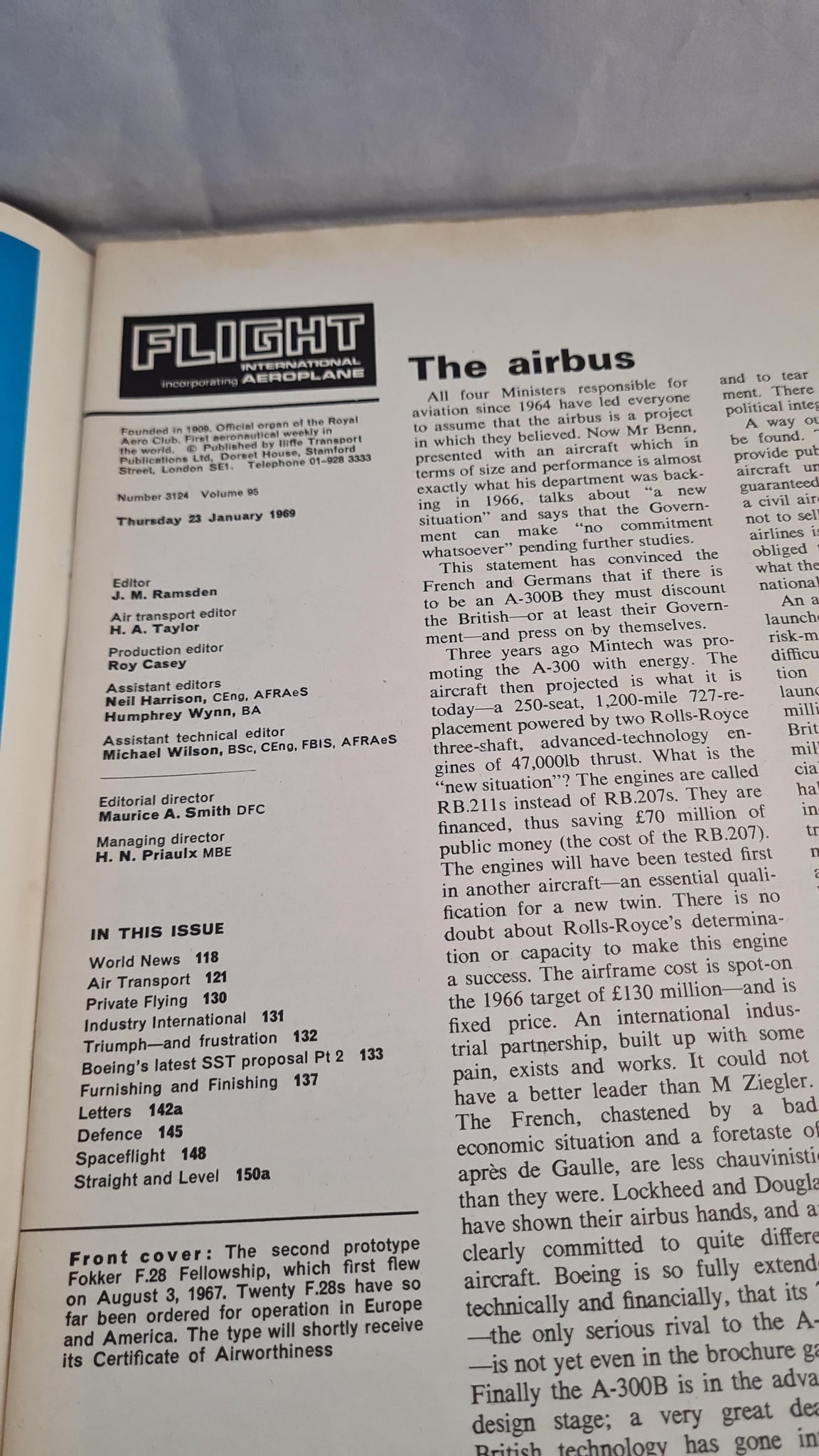 Flightglobal Magazine Flight International Magazine, 23 January 1969 – Richard Dalby's Library