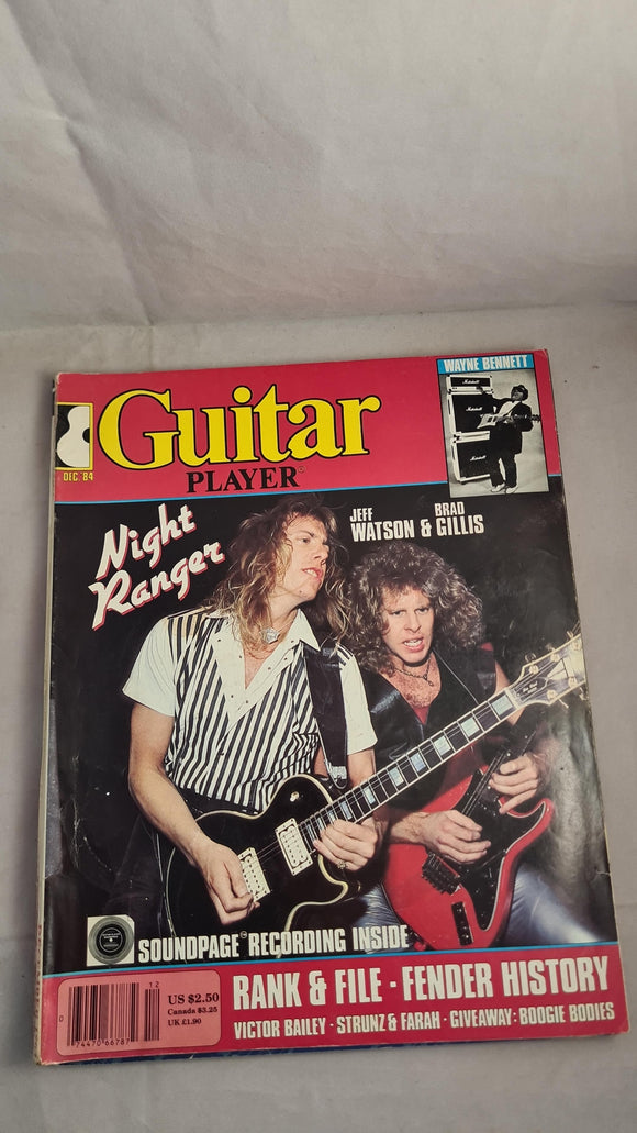 Guitar Player, Volume 18 Number 12, September 1984, Record from Night Ranger