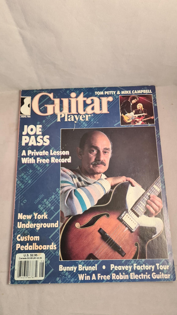 Joe Pass Guitar Player, Volume 20 Number 8, August 1986