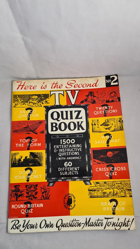 Second TV Quiz Book, The Literary Press, 1959