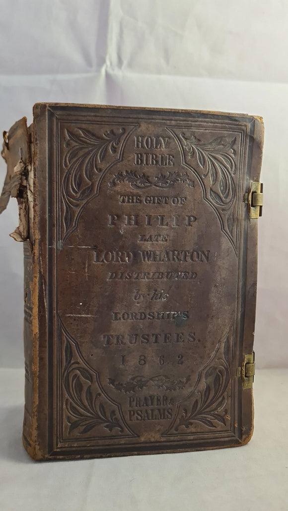 Holy Bible - The Book of Common Prayer, & the Psalms of David, Lord Wharton's Charity, 1862