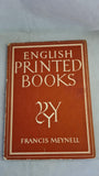 Francis Meynell - English Printed Books, Collins