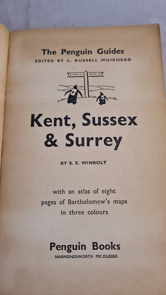 L Russell Muirhead - Kent, Sussex & Surrey, Penguin Guides, 1939 ...