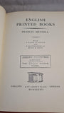 Francis Meynell - English Printed Books, Collins