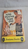 Rex Stout - More Deaths Than One, Fontana Books, 1958
