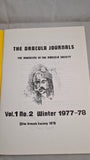 The Dracula Journals Volume 1 Number 2, Winter 1977-78, The Magazine of the Dracula Society