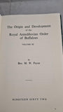 M W Payne - The Origin and Development of the Royal Antediluvian Order of Buffaloes, 1962
