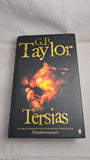 G P Taylor - Tersias, Faber & Faber, 2005, First Edition, Inscribed, Signed, Postcard, Bookmarks