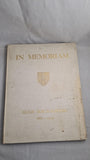 Hugh Macnaghten 1862-1929, In Memoriam, Spottiswoode, 1931, Limited