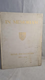 Hugh Macnaghten 1862-1929, In Memoriam, Spottiswoode, 1931, Limited