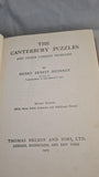 Henry Ernest Dudeney - The Canterbury Puzzles, Thomas Nelson, 1919