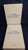 Jean Marigny - Le Vampire Dans La Litterature Anglo-Saxonne, Didier Erudition, 1985, Signed