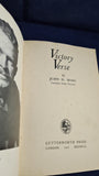 John Boag - Victory Verse, Lutterworth Press, 1941, First Edition