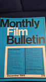 Monthly Film Bulletin Magazines, Jan-Dec 1969, & Jan-Dec 1970, 2 Years