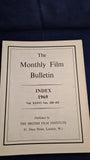 Monthly Film Bulletin Magazines, Jan-Dec 1969, & Jan-Dec 1970, 2 Years