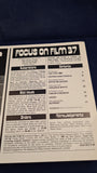 Focus on Film Magazine, Number 37, March 1981, Tantivy Press