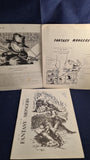 Fantasy Mongers Magazines, Numbers 6, 11 & 14, W Paul Ganley, 1984/85