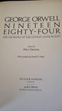 George Orwell - Nineteen Eighty-four, The Facsimile, Secker & Warburg, 1984