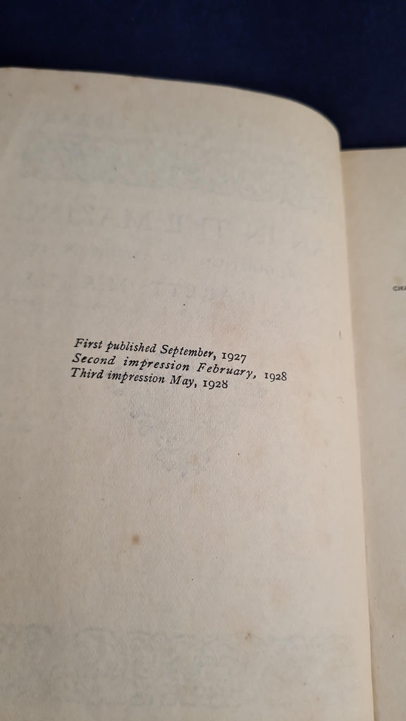 R R Marett - Man In The Making, Ernest Benn, 1928 – Richard Dalby's Library