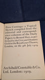 Bernard Shaw - Press Cuttings: a Topical Sketch, Archibald Constable, 1909, First Issue