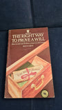 Keith Best - The Right Way To Prove a Will, Paperfronts, 1981, Paperbacks