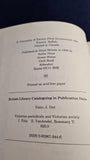 J Don Vann - Victorian Periodicals and Victorian Society, Scolar Press, 1994, Review Copy