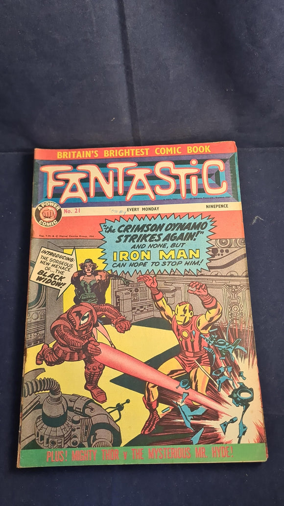 Fantastic Magazine, Number 21, 8 July 1967, Marvel Comics – Richard ...