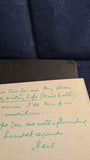 Neil Bell - My Writing Life, Alvin Redman, 1955, First Edition, Letter
