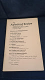 Aylesford Review Volume V Number 2, Spring 1963