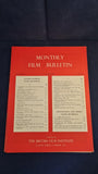 Monthly Film Bulletin Magazines, Jan, Feb, April-Dec 1961, with Index
