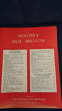 Monthly Film Bulletin Magazines, Jan, Feb, April-Dec 1961, with Index