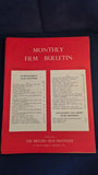 Monthly Film Bulletin Magazines, Jan, Feb, April-Dec 1961, with Index