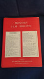 Monthly Film Bulletin Magazines, Jan, Feb, April-Dec 1961, with Index