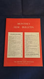 Monthly Film Bulletin Magazines, Jan, Feb, April-Dec 1961, with Index