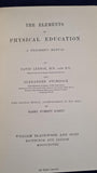 David Lennox - The Elements of Physical Education, William Blackwood