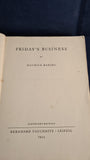 Maurice Baring - Friday's Business, Tauchnitz Edition, 1933