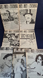 Film Fan Monthly Magazines x 7, Numbers 53, 1965, 55-58, 1966, 73-74 & 168, 1975