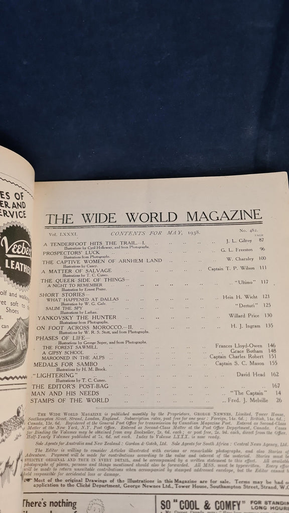 The Wide World Magazine, Volume 81 Number 482 May 1938 – Richard Dalby ...