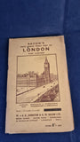 Bacon's Large Print Map of London and Suburbs, W & A K Johnston