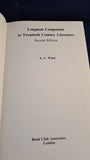 A C Ward - Longman Companion to Twentieth Century Literature, Book Club, 1975