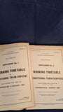 British Railways, Working Timetable on Conditional Train Services, 6 October 1980- 31 May 1981